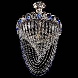 Люстра Астра Водоворот с подвесом №1 синяя в Симферополе