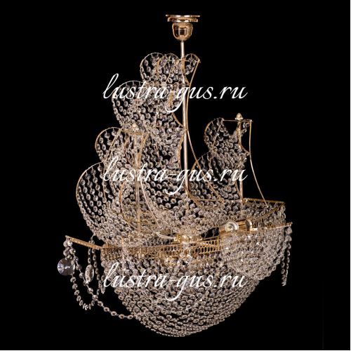Люстра Черная Жемчужина в Симферополе Гусь Хрустальный