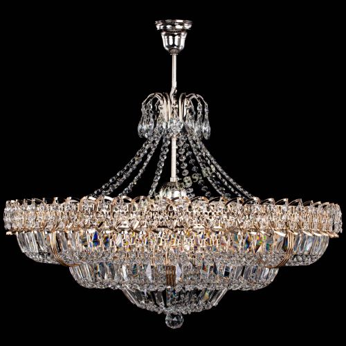 Люстра Двойное кольцо пластинка с подвесом (оптиконы) в Симферополе Гусь Хрустальный