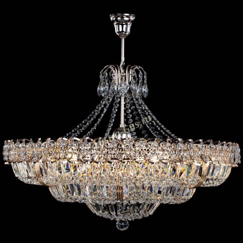 Люстра Двойное кольцо пластинка с подвесом (оптиконы) в Симферополе Гусь Хрустальный