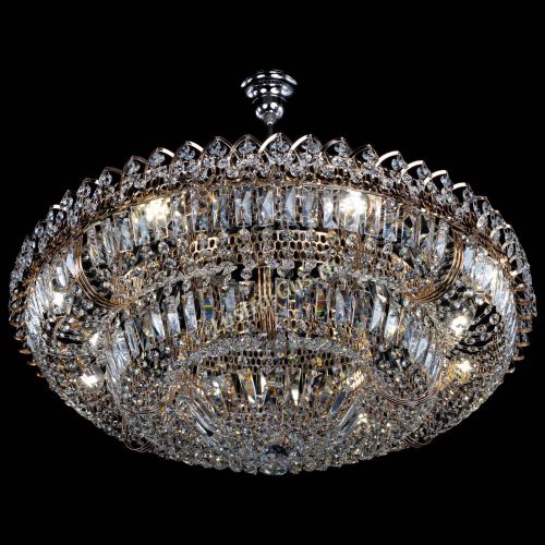 Люстра Двойное кольцо пластинка с подвесом (оптиконы) в Симферополе Гусь Хрустальный