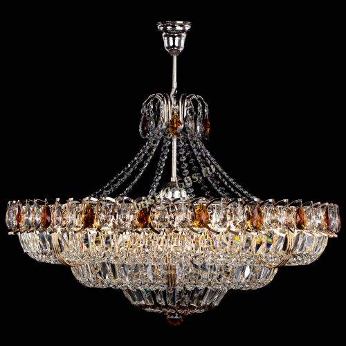 Люстра Двойное кольцо пластинка с подвесом Чайная в Симферополе Гусь Хрустальный