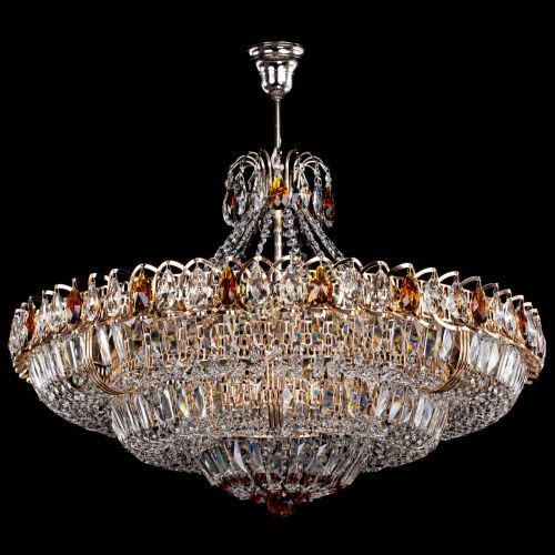 Люстра Двойное кольцо пластинка с подвесом Чайная в Симферополе Гусь Хрустальный