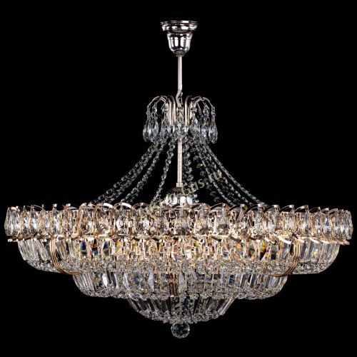 Люстра Двойное кольцо пластинка с подвесом в Симферополе Гусь Хрустальный