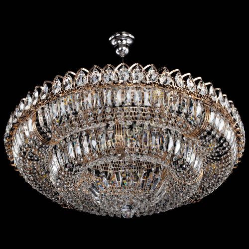 Люстра Двойное кольцо пластинка с подвесом в Симферополе Гусь Хрустальный