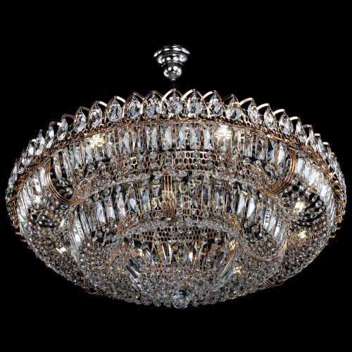 Люстра Двойное кольцо пластинка с подвесом в Симферополе Гусь Хрустальный