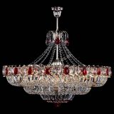 Люстра Двойное кольцо пластинка с подвесом Красная в Симферополе