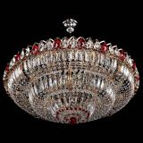 Люстра Двойное кольцо пластинка с подвесом Красная в Симферополе