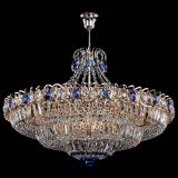 Люстра Двойное кольцо пластинка с подвесом Синяя в Симферополе