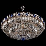 Люстра Двойное кольцо пластинка с подвесом Синяя в Симферополе