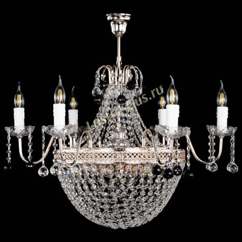 Люстра Елизавета №11 Венеция черная в Симферополе Гусь Хрустальный