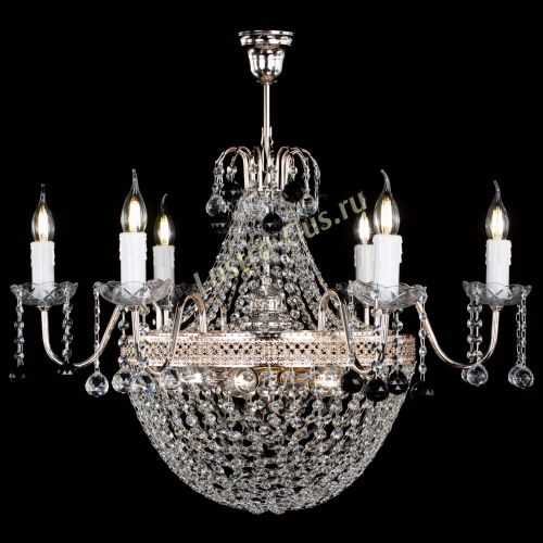 Люстра Елизавета №11 Венеция черная в Симферополе Гусь Хрустальный