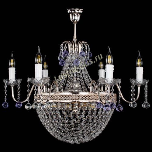 Люстра Елизавета №11 Венеция фиолетовая в Симферополе Гусь Хрустальный