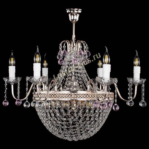 Люстра Елизавета №11 Венеция розовая в Симферополе Гусь Хрустальный