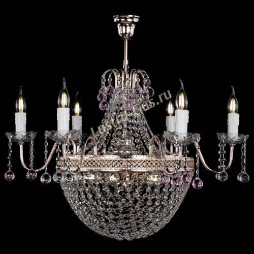 Люстра Елизавета №11 Венеция розовая в Симферополе Гусь Хрустальный