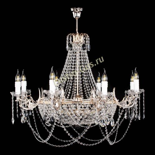 Люстра Елизавета №13 черная в Симферополе Гусь Хрустальный