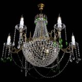 Люстра Елизавета малая №9 под бронзу Зеленая в Симферополе