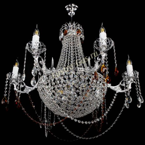 Люстра Елизавета малая №9 чайная в Симферополе Гусь Хрустальный