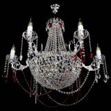 Люстра Елизавета малая №9 красная в Симферополе