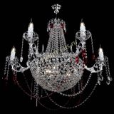 Люстра Елизавета малая №9 красная в Симферополе