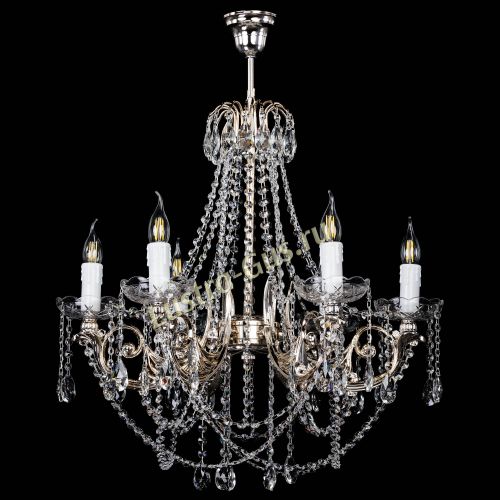 Люстра Елизавета малая (рожки - металл) в Симферополе Гусь Хрустальный