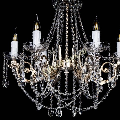 Люстра Елизавета малая (рожки - металл) в Симферополе Гусь Хрустальный