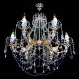 Люстра Елизавета малая Фиолетовая (рожки - металл) в Симферополе