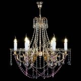 Люстра Елизавета малая Розовая (рожки - металл) в Симферополе