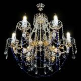 Люстра Елизавета малая Синяя (рожки - металл) в Симферополе