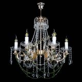 Люстра Елизавета малая Зеленая (рожки - металл) в Симферополе