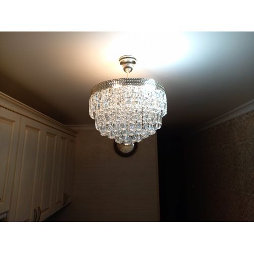 Люстра Флоренция №3 пластинка конус в Симферополе Гусь Хрустальный