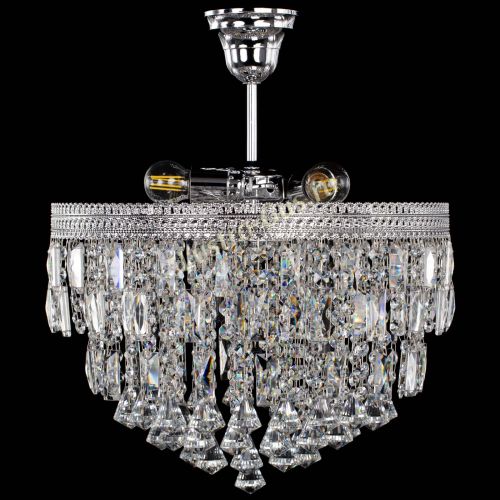 Люстра Флоренция №3 пластинка конус в Симферополе Гусь Хрустальный