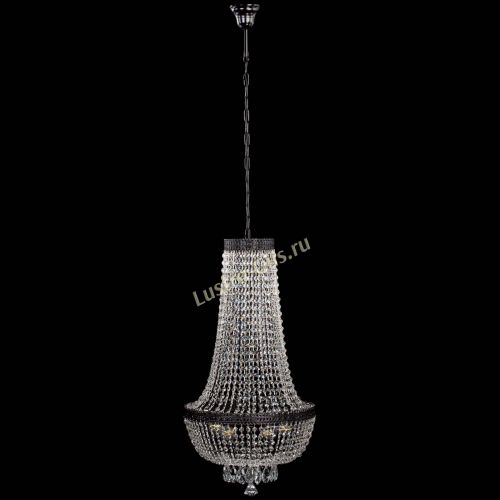 Люстра Флоренция №5 Купол черная удлиненная в Симферополе Гусь Хрустальный