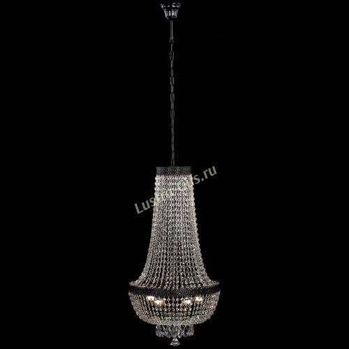Люстра Флоренция №5 Купол черная удлиненная в Симферополе Гусь Хрустальный