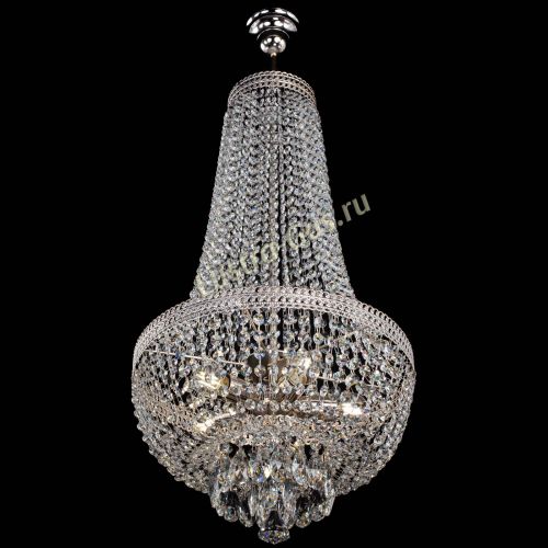Люстра Флоренция №5 Купол длинный с подвесом в Симферополе Гусь Хрустальный