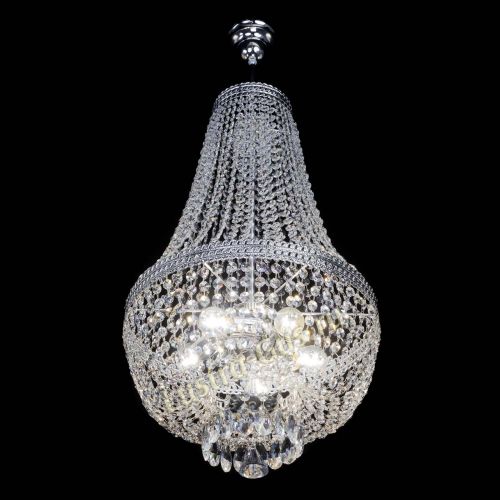 Люстра Флоренция №5 Купол длинный с подвесом в Симферополе Гусь Хрустальный