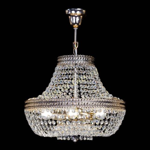 Люстра Флоренция №5 Купол с подвесом в Симферополе Гусь Хрустальный