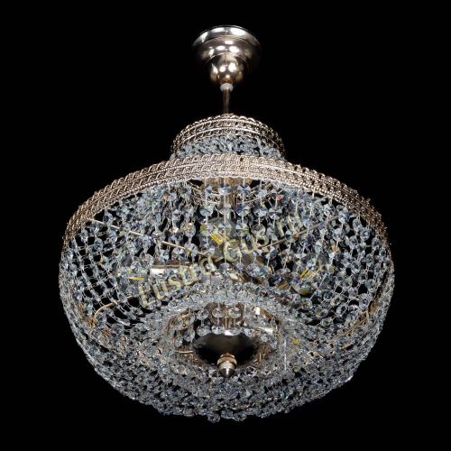 Люстра Флоренция №5 Купол с подвесом в Симферополе Гусь Хрустальный