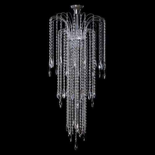 Люстра Каскад №18 с подвесом в Симферополе Гусь Хрустальный