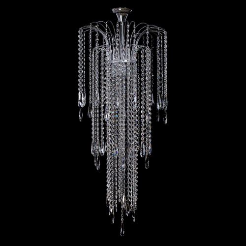 Люстра Каскад №18 с подвесом в Симферополе Гусь Хрустальный