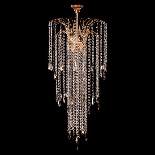 Люстра Каскад №18 с подвесом в Симферополе Гусь Хрустальный