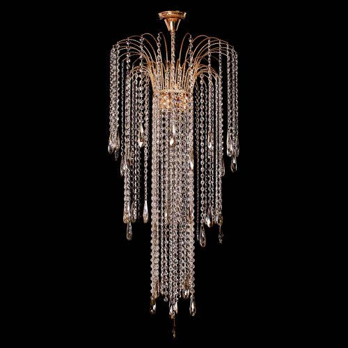 Люстра Каскад №18 с подвесом в Симферополе Гусь Хрустальный