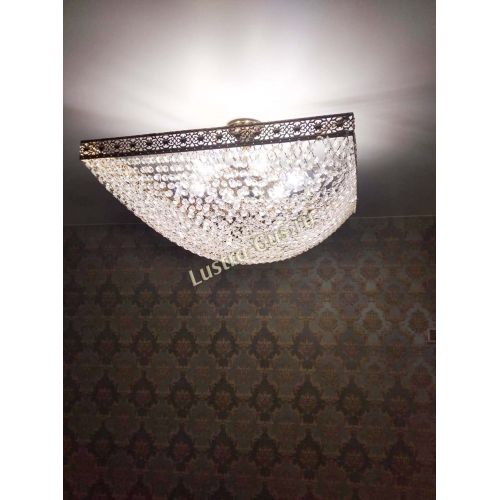 Люстра Квадрат №28 - 600 мм в Симферополе Гусь Хрустальный