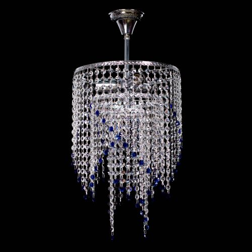 Люстра Валенсия классика №8 синяя в Симферополе Гусь Хрустальный