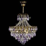 Люстра Грация с подвесом под бронзу Фиолетовая в Симферополе