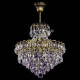 Люстра Грация с подвесом под бронзу Фиолетовая в Симферополе