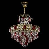 Люстра Грация с подвесом под бронзу Красная в Симферополе