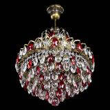 Люстра Грация с подвесом под бронзу Красная в Симферополе