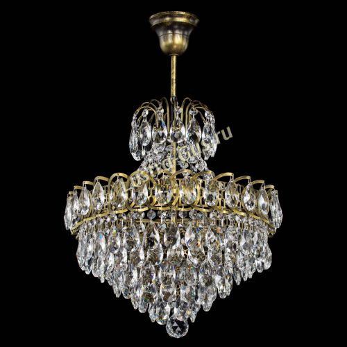 Люстра Грация с подвесом под бронзу в Симферополе Гусь Хрустальный