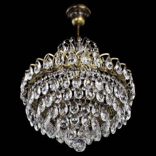 Люстра Грация с подвесом под бронзу в Симферополе Гусь Хрустальный